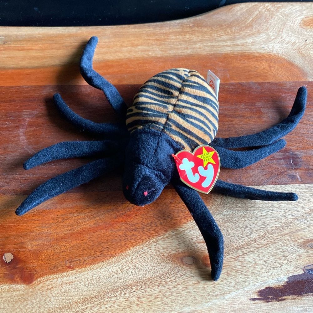 Beanie Baby TY 1996 Spinner Spider Vintage